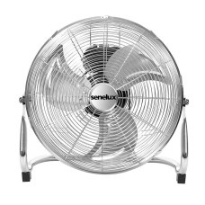 20" 50cm 3 Speed 55W Metal Chrome Floor Fan