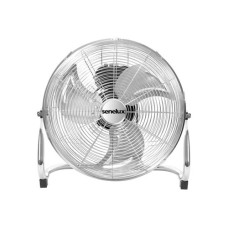 12" 30cm 3 Speed 55W Metal Chrome Floor Fan