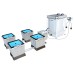 ALIEN FLOOD & DRAIN 4 Pot (2 row) 30L PRO Silver Series