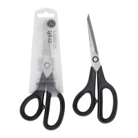 Korbond 7″ Craft Scissors with Comfort Grip (Black)