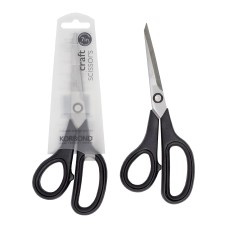 Korbond 7″ Craft Scissors with Comfort Grip (Black)