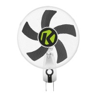 Krystal 16" 5 Blade Oscillating Wall Fan - 3 Speed