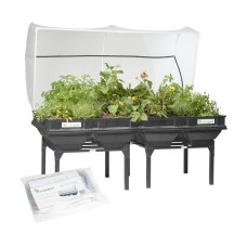 VegePod Large Raised Garden Bed with Cover inc. Stand